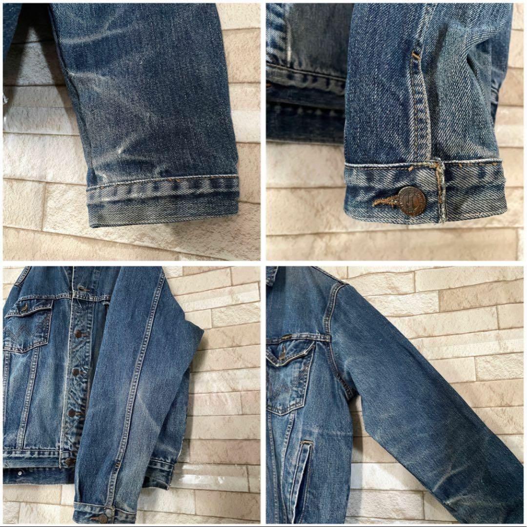 Wrangler ラングラー デニムジャケット Gジャン 刺繍 L