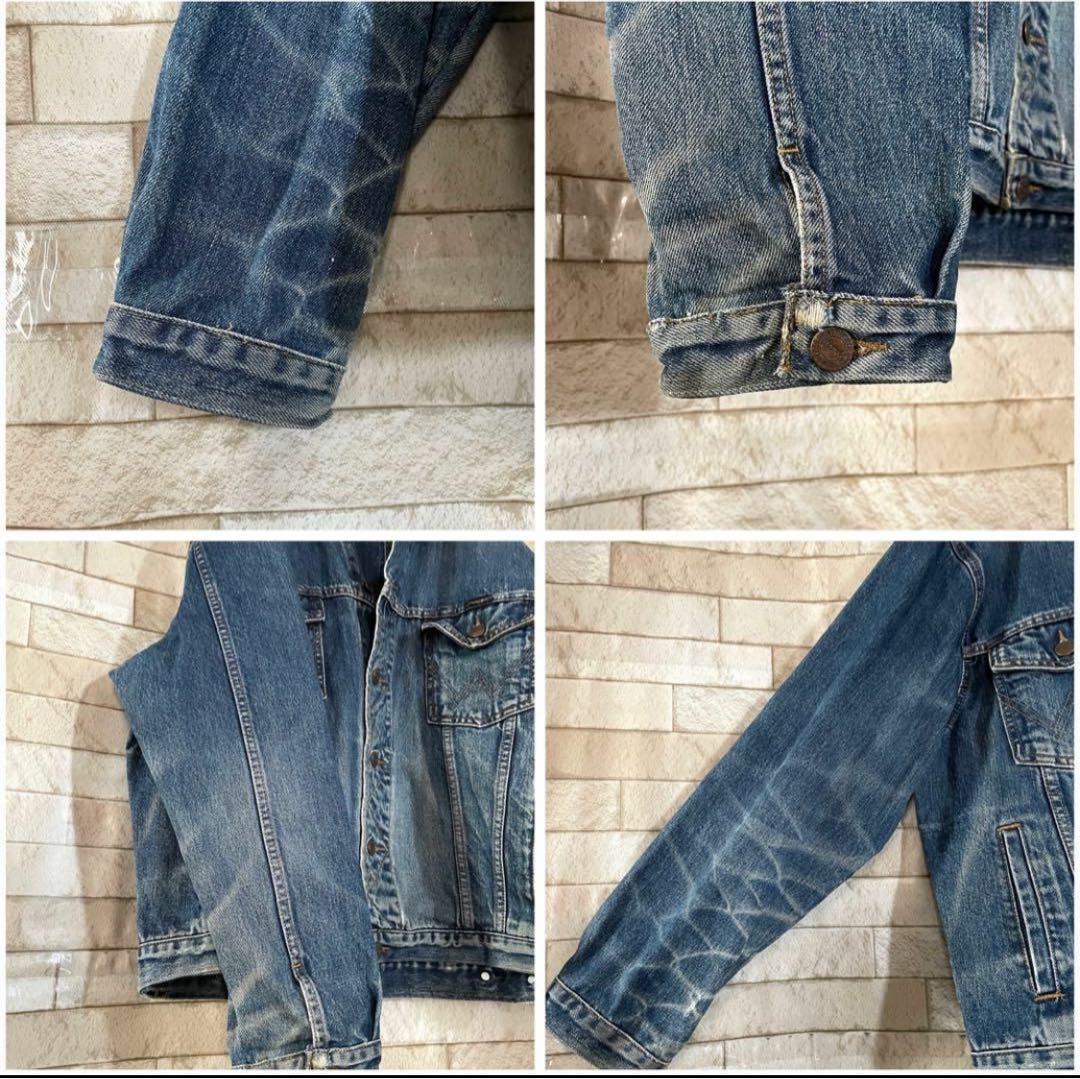Wrangler ラングラー デニムジャケット Gジャン 刺繍 L