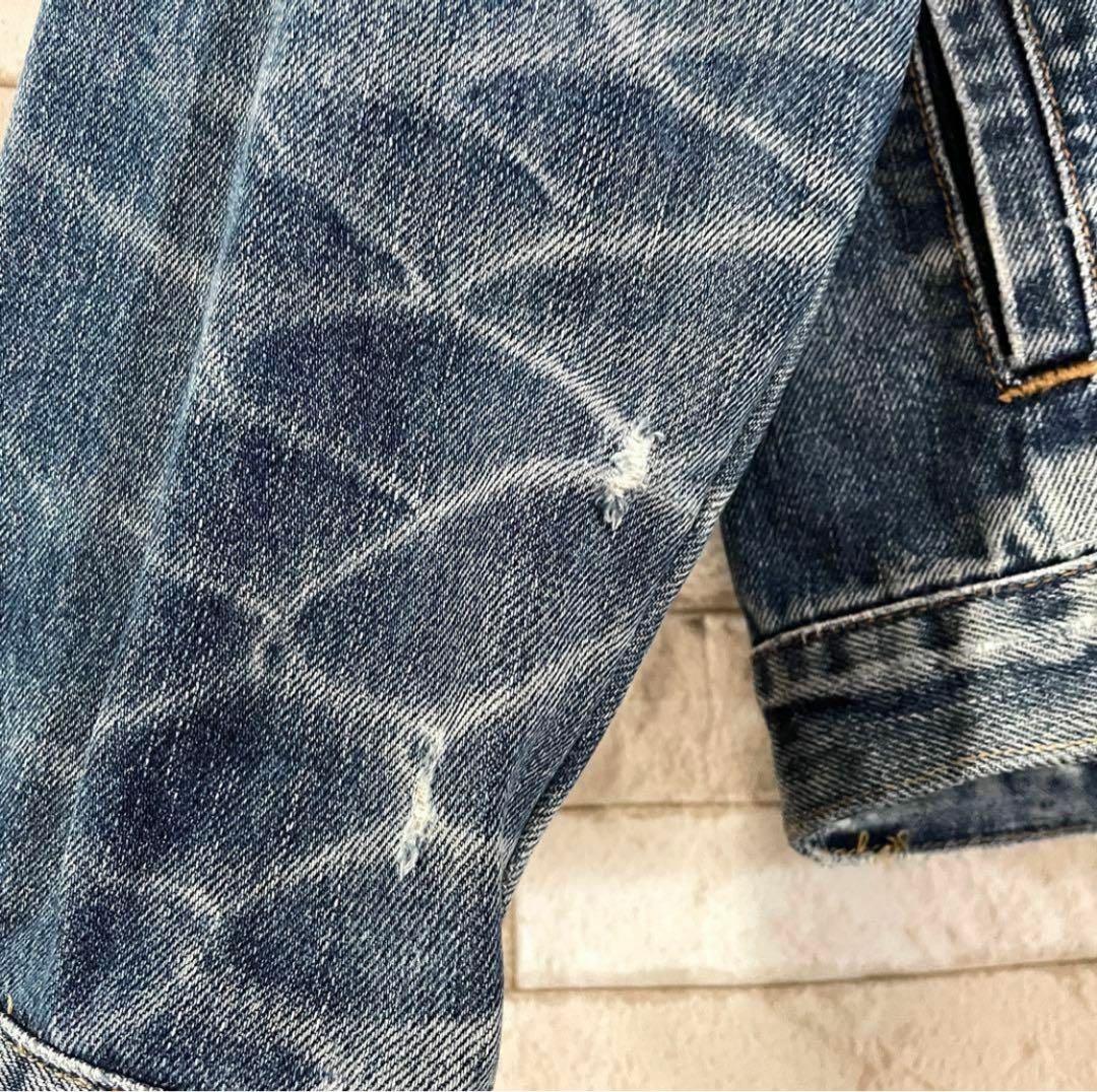 Wrangler ラングラー デニムジャケット Gジャン 刺繍 L