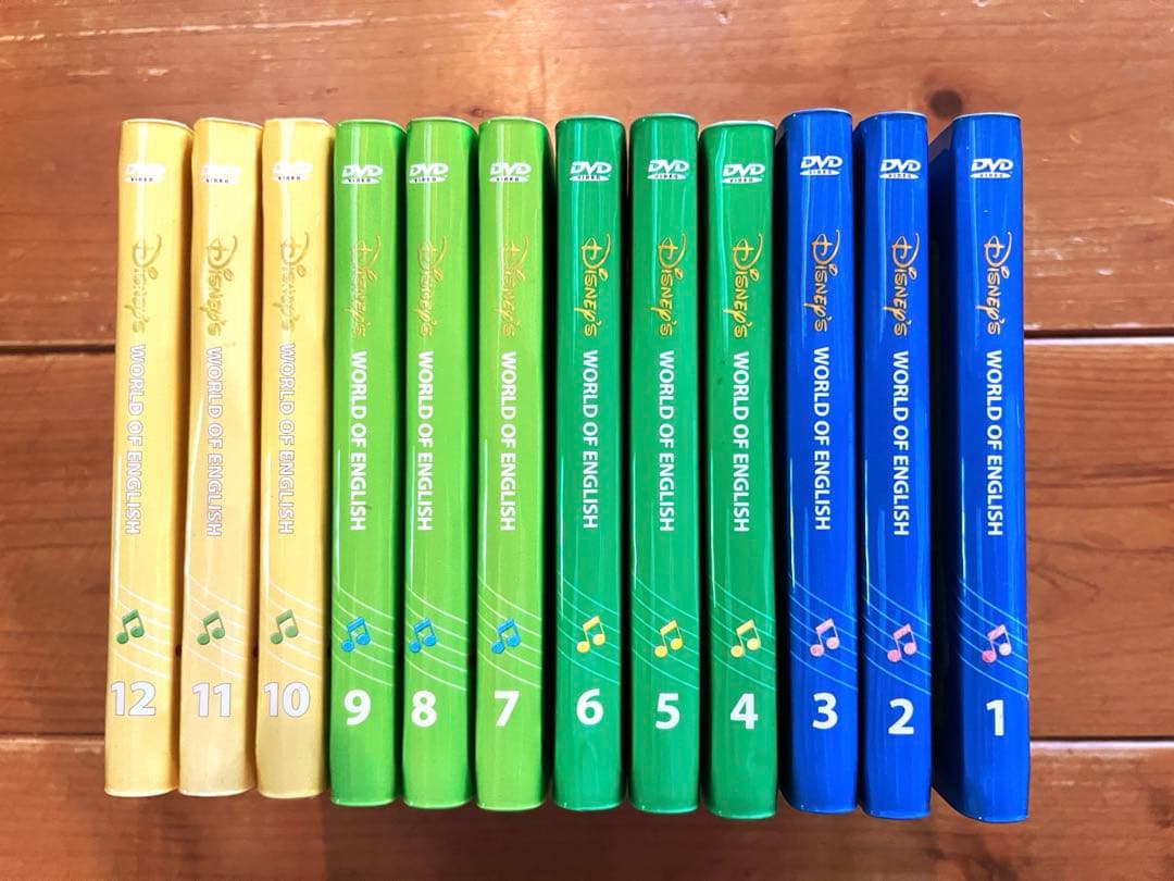 DWE ディズニー英語システム　シングアロングDVD 1-12セット