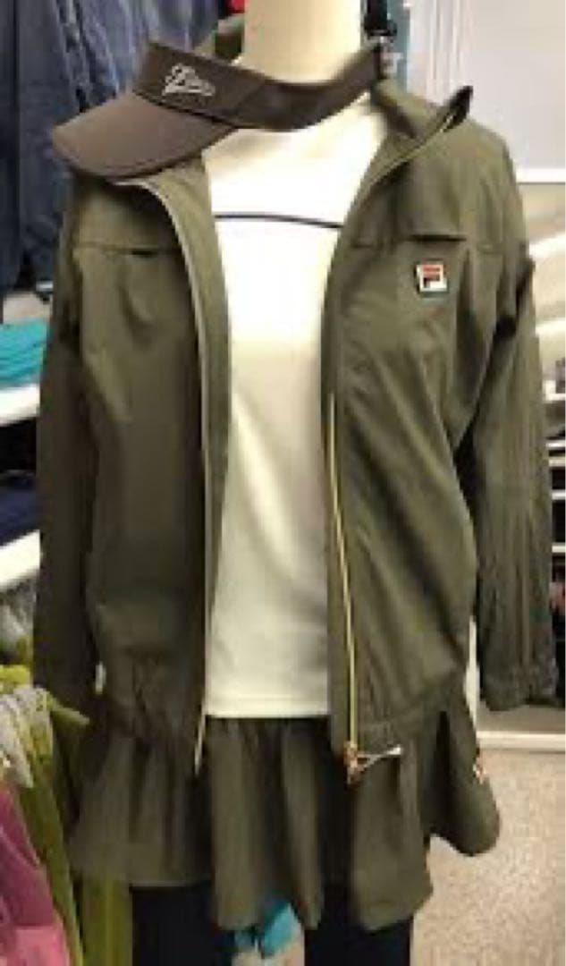 新品＊FILAフィラ＊テニスウェア トラックジャケット VL2723 カーキ