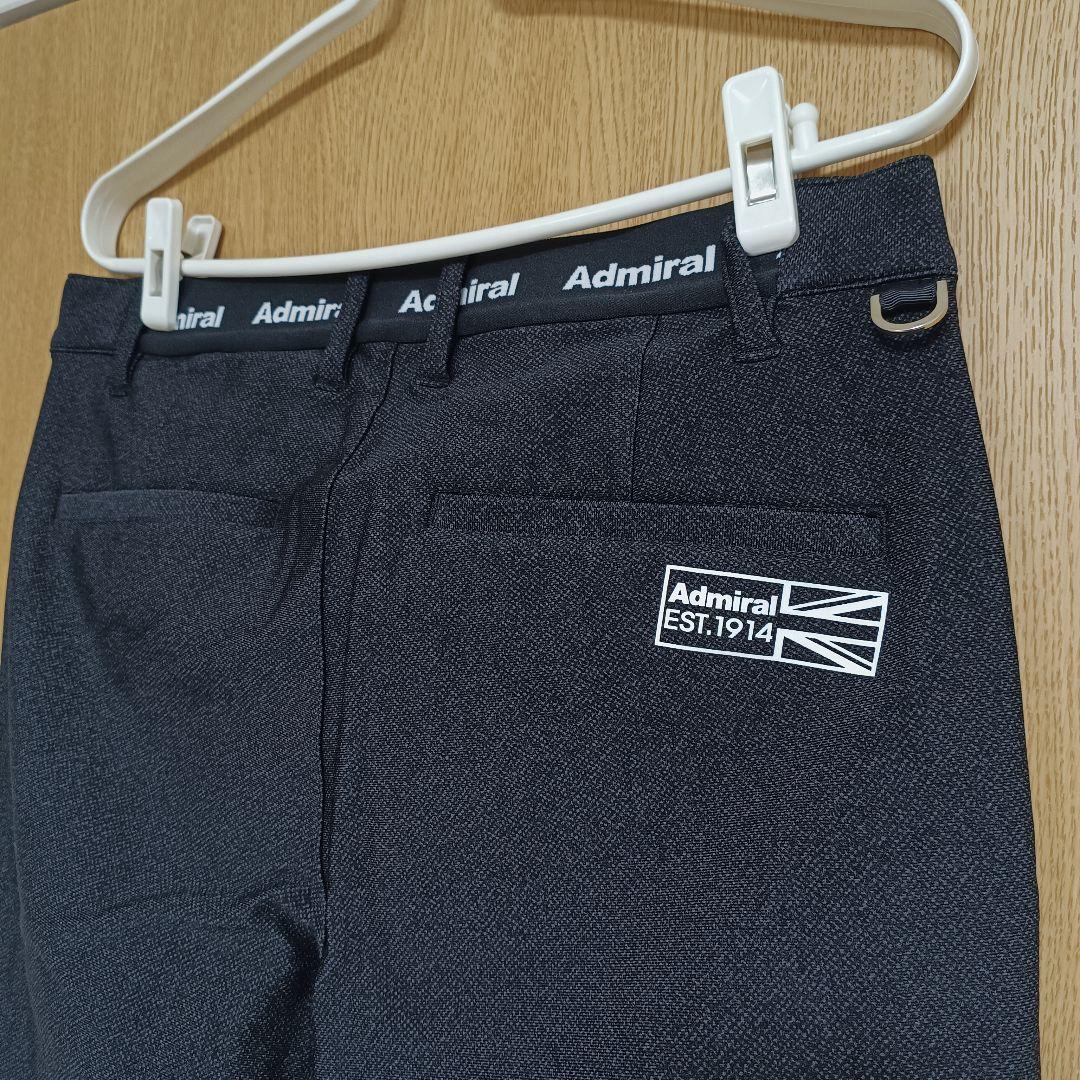 新品アドミラル冬保温ゴルフパンツストレッチ防寒ウォーム起毛パンツL