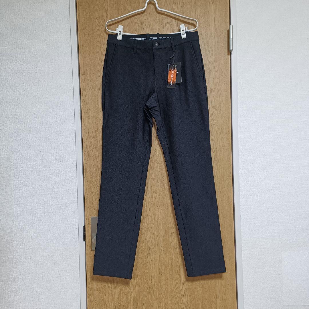 新品アドミラル冬保温ゴルフパンツストレッチ防寒ウォーム起毛パンツL