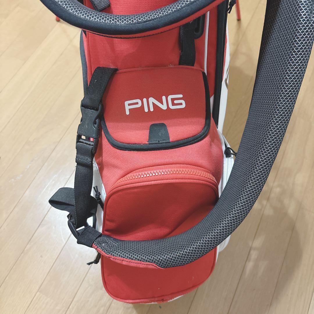 K484 PING スタンドキャディバッグ 14分割 フード無し