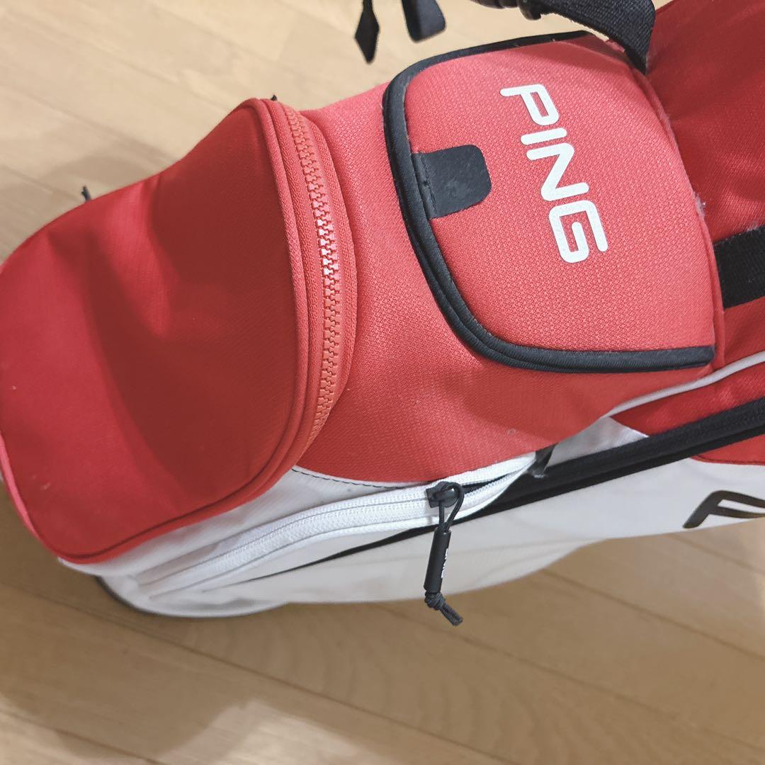 K484 PING スタンドキャディバッグ 14分割 フード無し