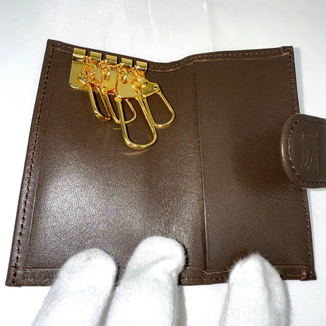 ✨美品✨Burberry バーバリー ノバチェック 4連キーケース ベージュ