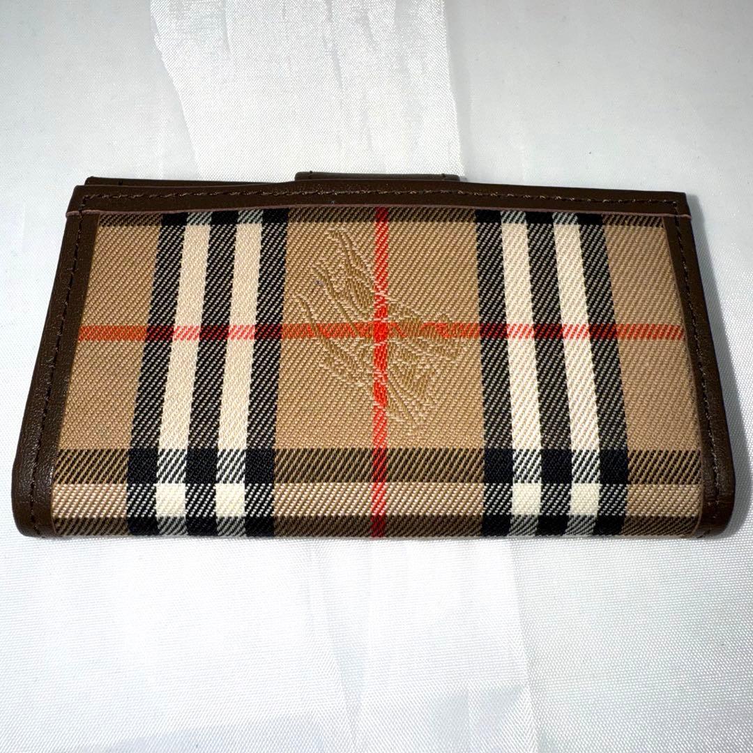 ✨美品✨Burberry バーバリー ノバチェック 4連キーケース ベージュ