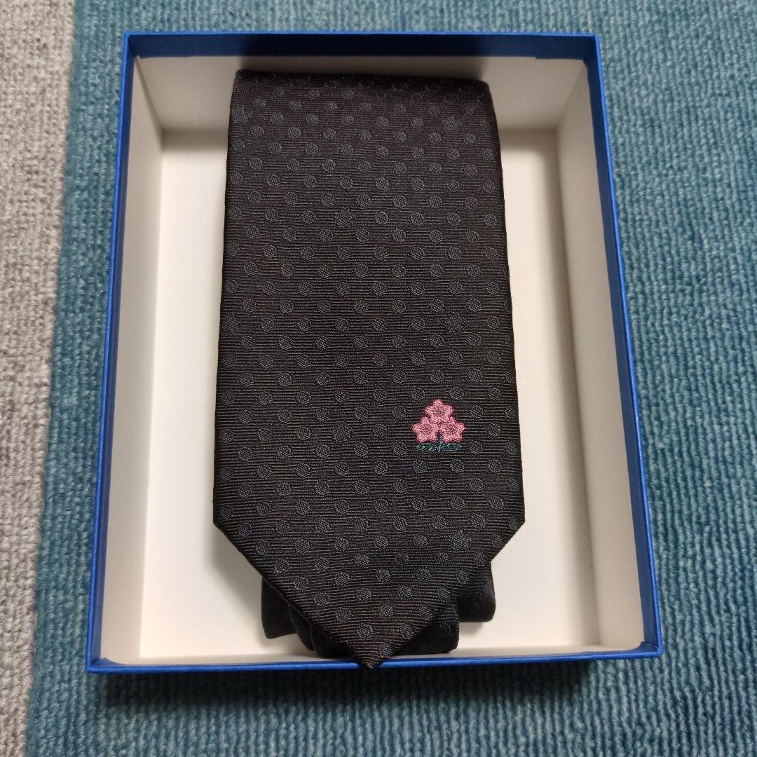 美品　Hilton　ネクタイ　青山　ラグビー日本代表　新品未使用