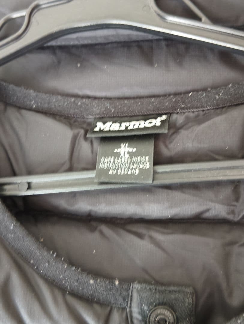 Marmot 　マーモット　ブラック ダウンベスト　XL