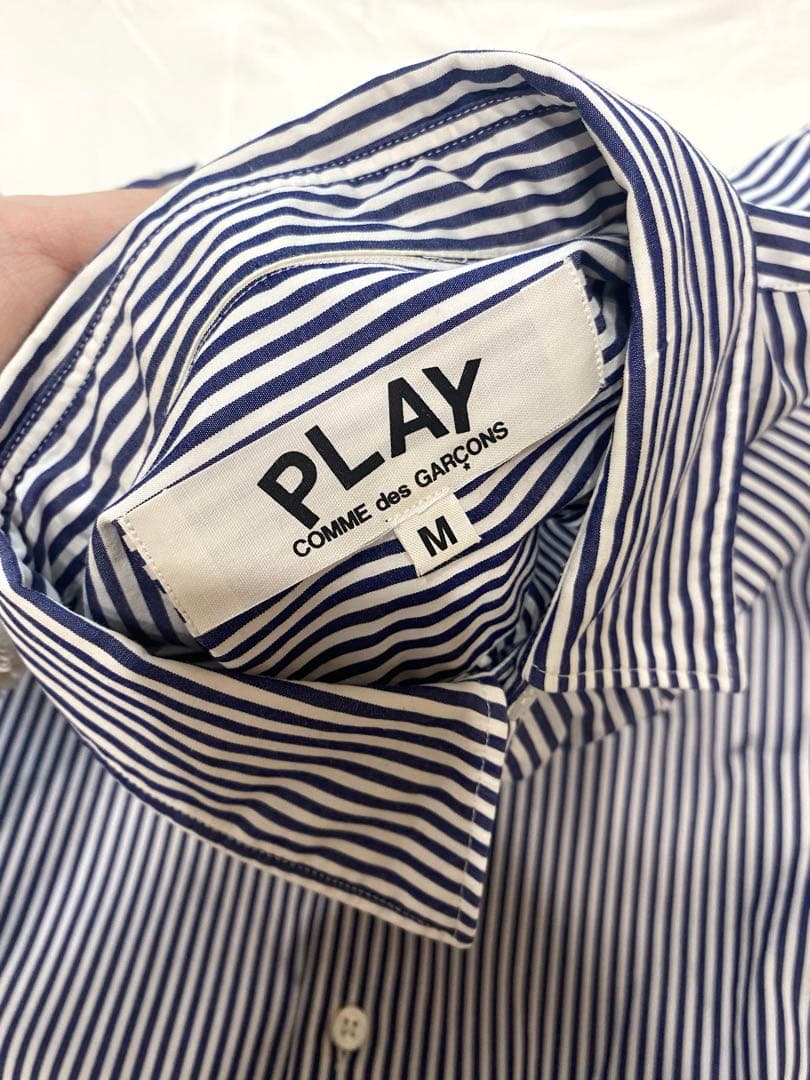 PLAY COMME des GARÇONS ストライプシャツ M レディース