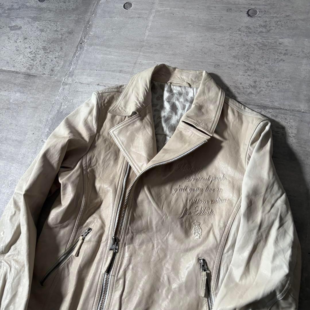 ジャケット・アウター 00s custom culture leather jacket y2k