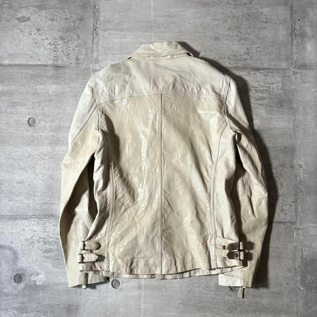 ジャケット・アウター 00s custom culture leather jacket y2k