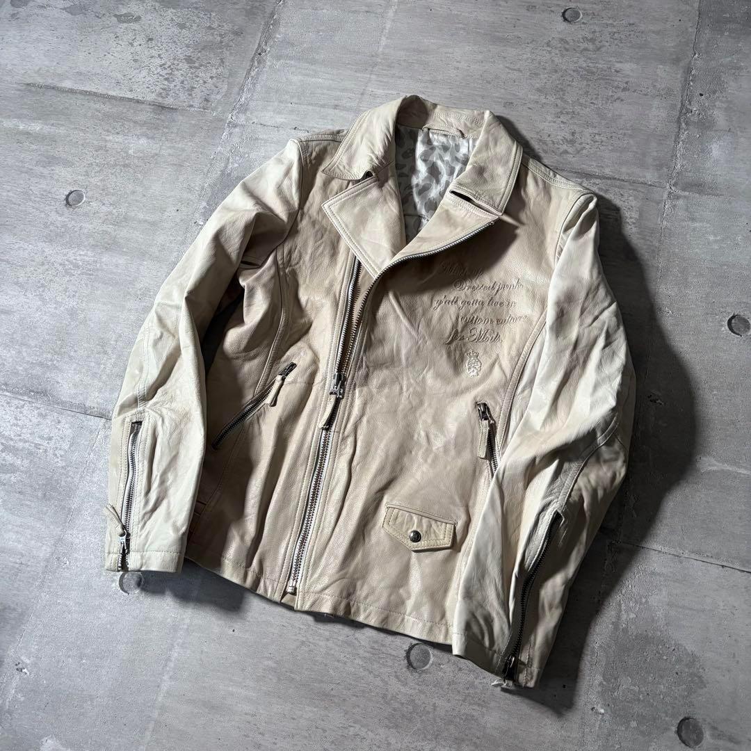 ジャケット・アウター 00s custom culture leather jacket y2k