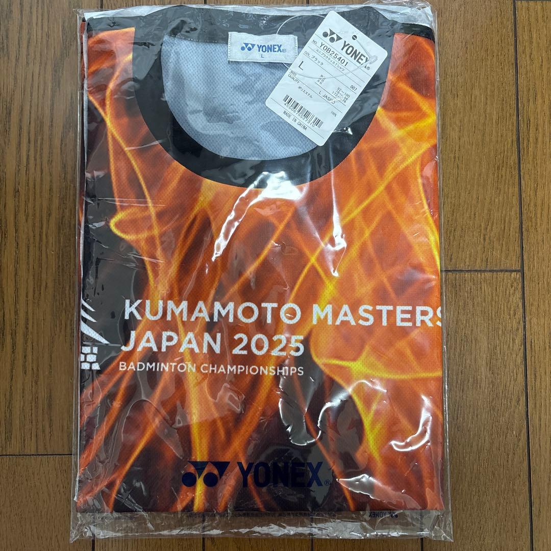 YONEX KUMAMOTO MASTERS 2025 シャツ Lサイズ