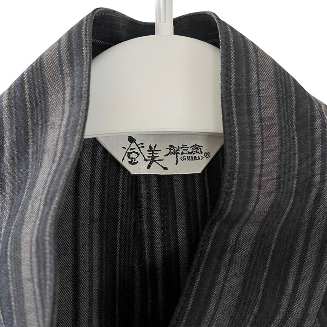 登美 群言堂 レーヨン 麻 変形 ベスト ノースリーブ はおり 石見銀山