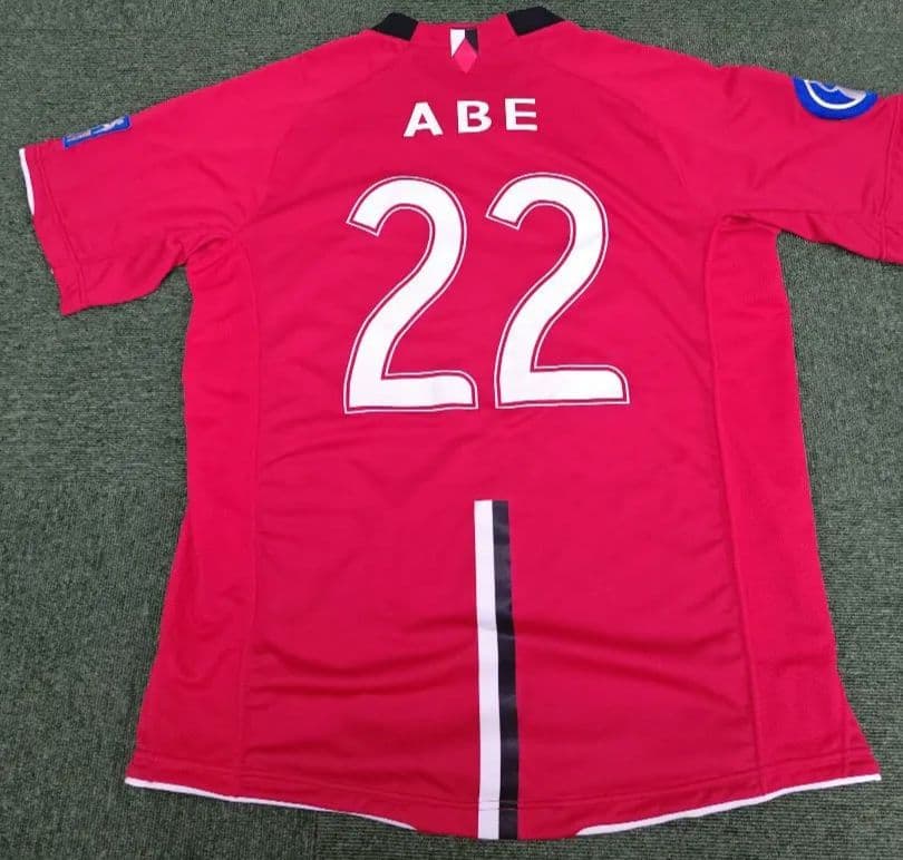 2007年　浦和レッズ　ACL　レプリカユニフォーム　XL ＃22 阿部勇樹