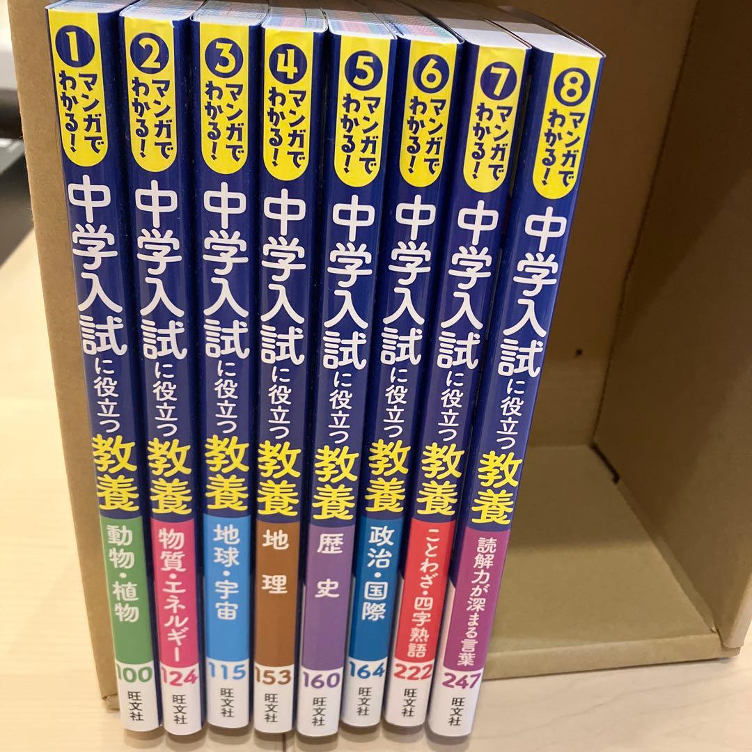 中学入試役立つ教養 8冊セット