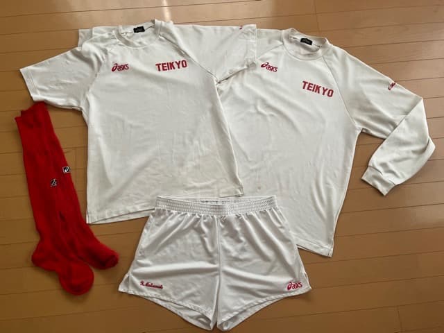 アシックス／asics　帝京高校サッカー練習着　４点セット
