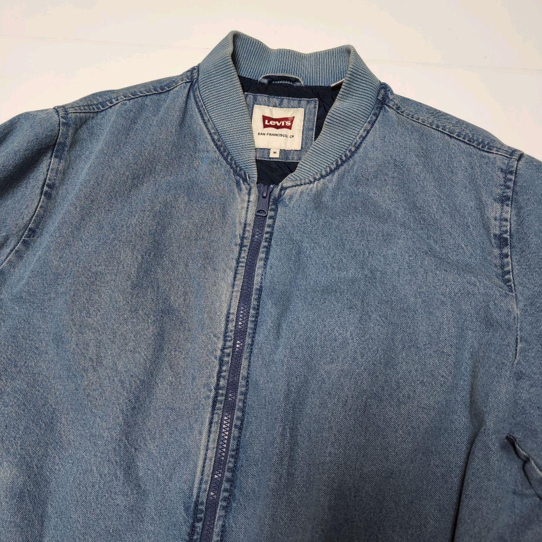 未使用級　Levi's リーバイス　デニムフライトジャケット MA-1 ボンバー