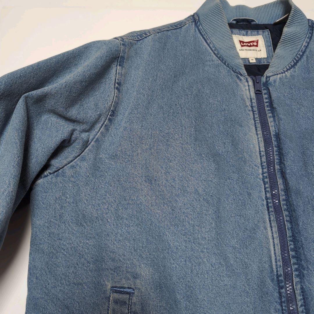 未使用級　Levi's リーバイス　デニムフライトジャケット MA-1 ボンバー