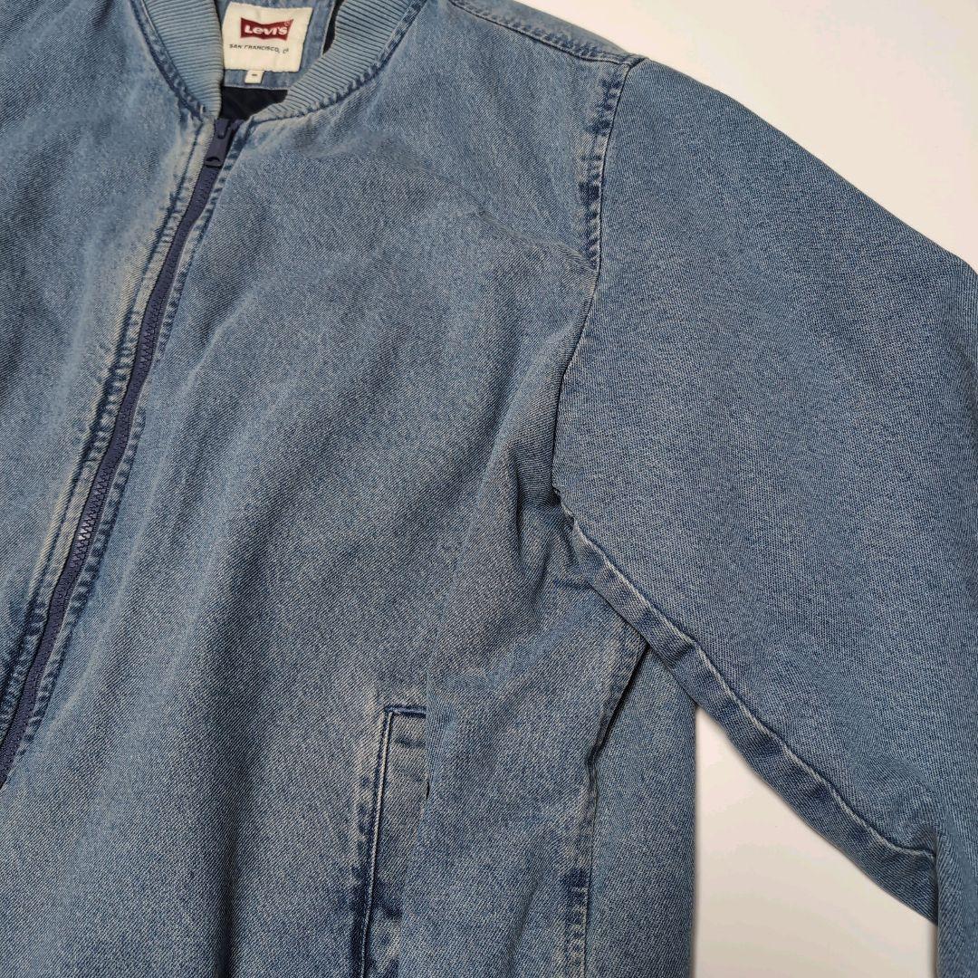 未使用級　Levi's リーバイス　デニムフライトジャケット MA-1 ボンバー