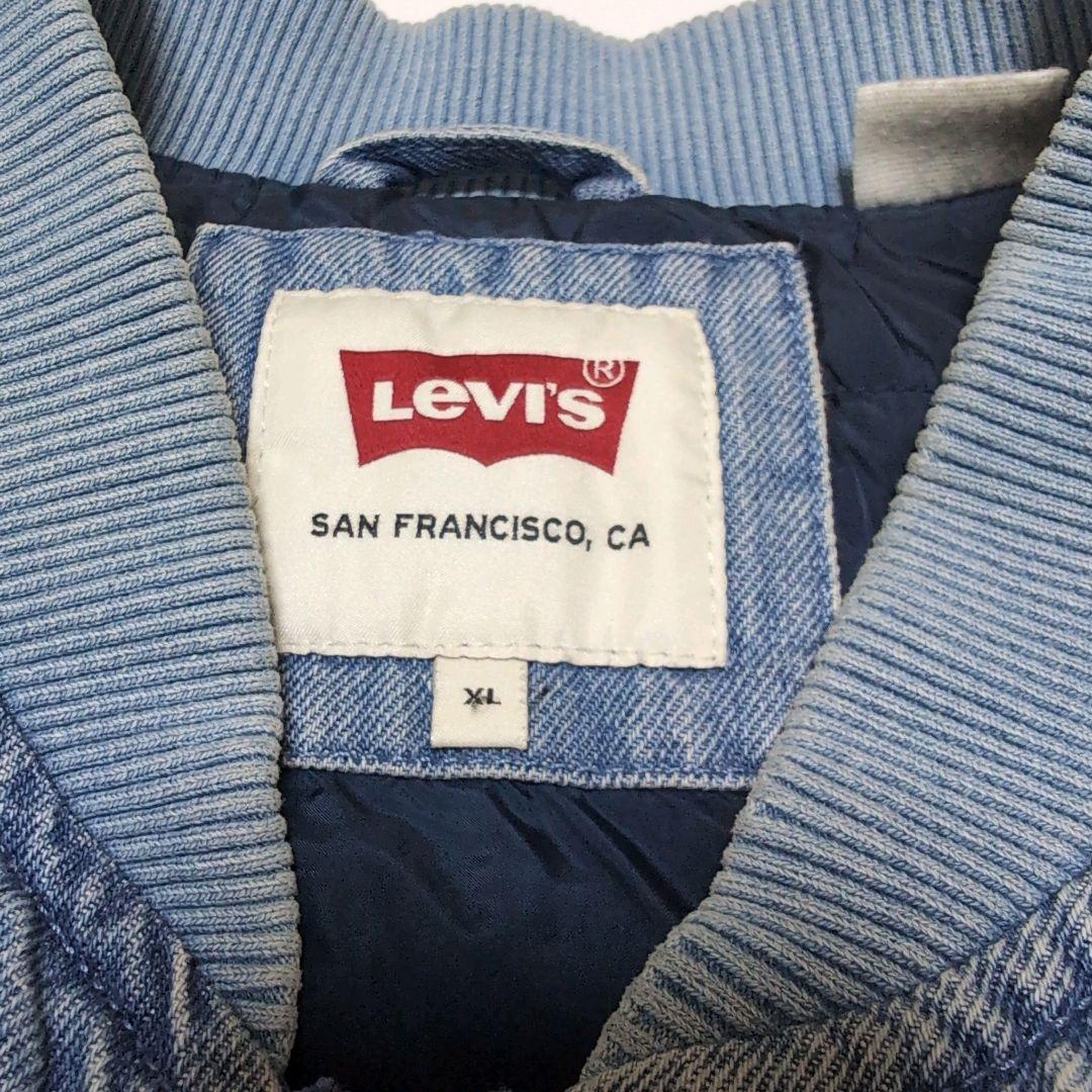 未使用級　Levi's リーバイス　デニムフライトジャケット MA-1 ボンバー