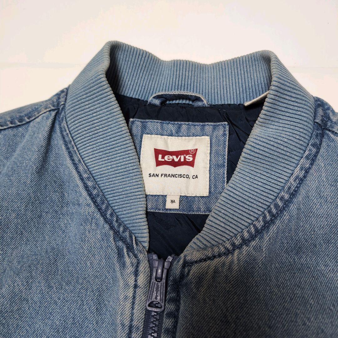 未使用級　Levi's リーバイス　デニムフライトジャケット MA-1 ボンバー