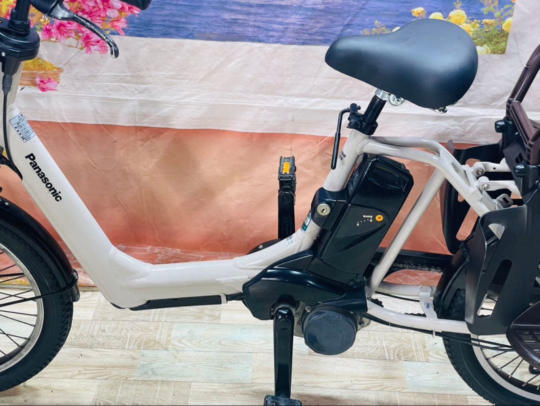 ギュットアニーズ⭐️13AH！パナソニック子供乗せ 電動アシスト自転車Y3564