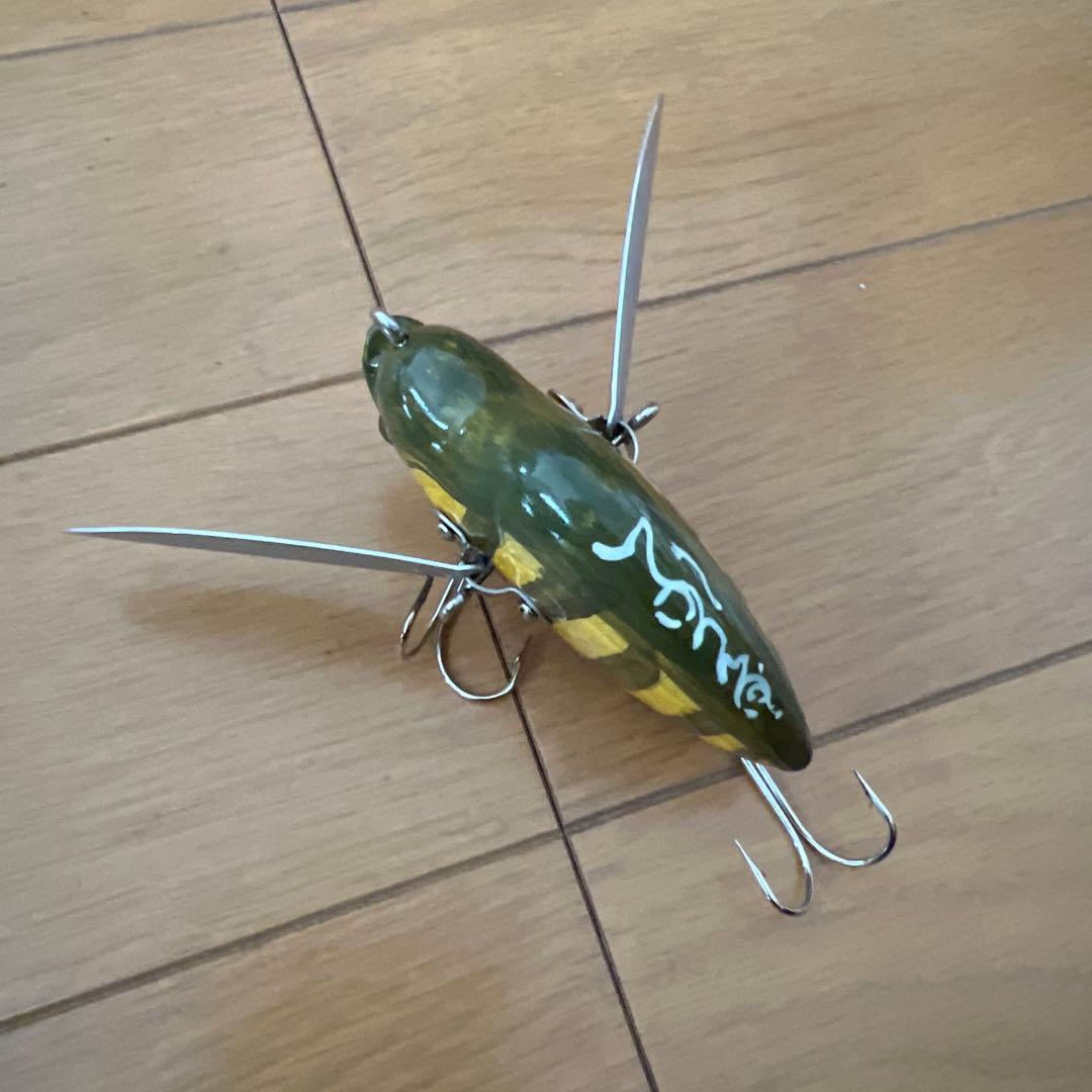 ❤️新品❤️ 手製釣具からんば　人気の羽ナポレオン　ハンドメイドルアー