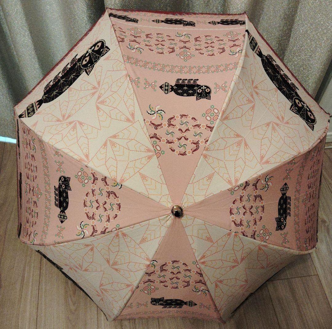 ラスト1☆クラウスハーパニエミ☆ 折りたたみ晴雨兼用傘新品ピンク