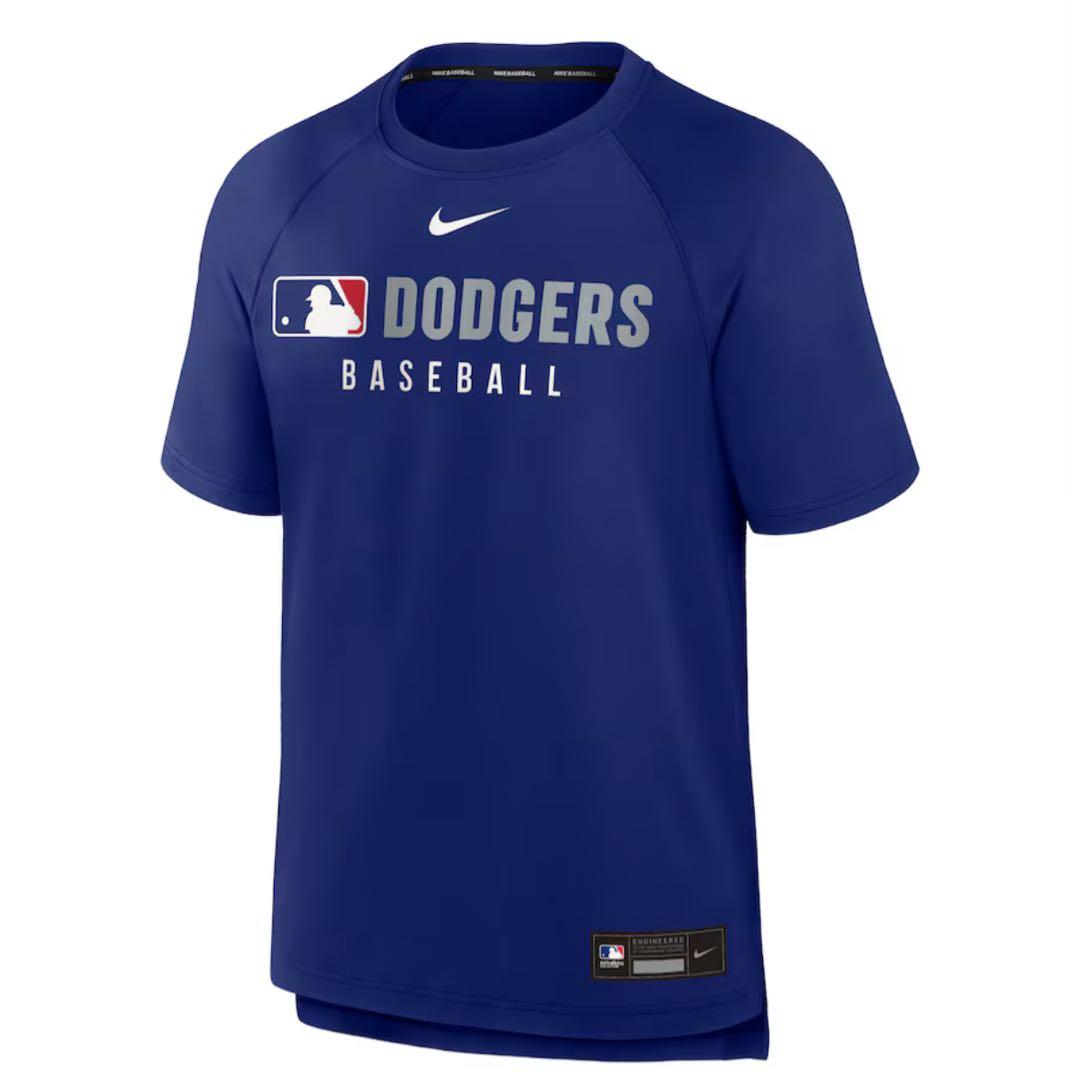 【ラスト1着】日本未発売 サイズL ドジャース 選手着用 ラグラン Tシャツ