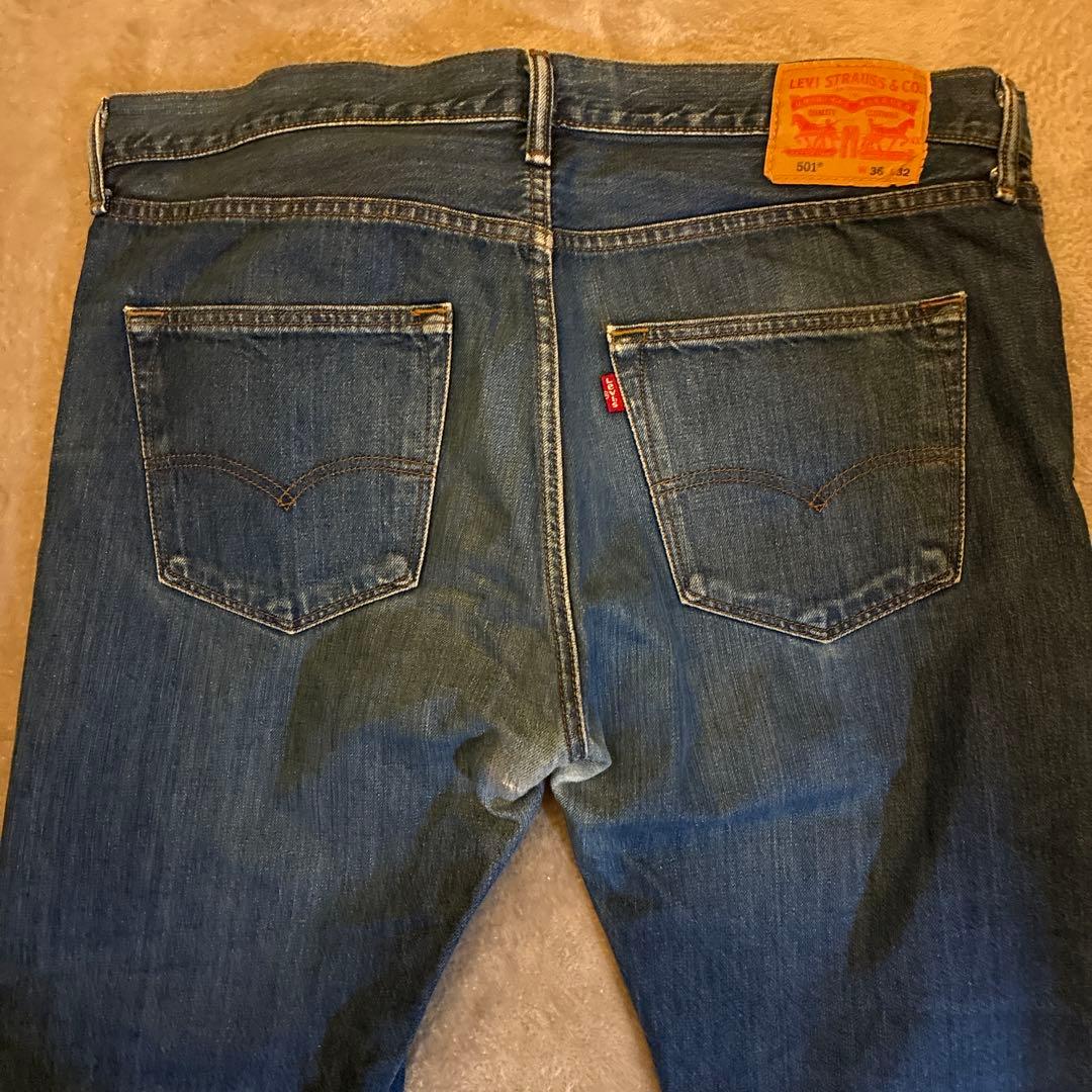 Levi's 501 ストレートデニム ブルー W36