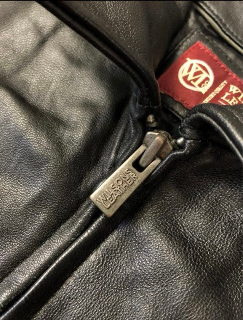 WILSONS LEATHER シングル レザー ライダース