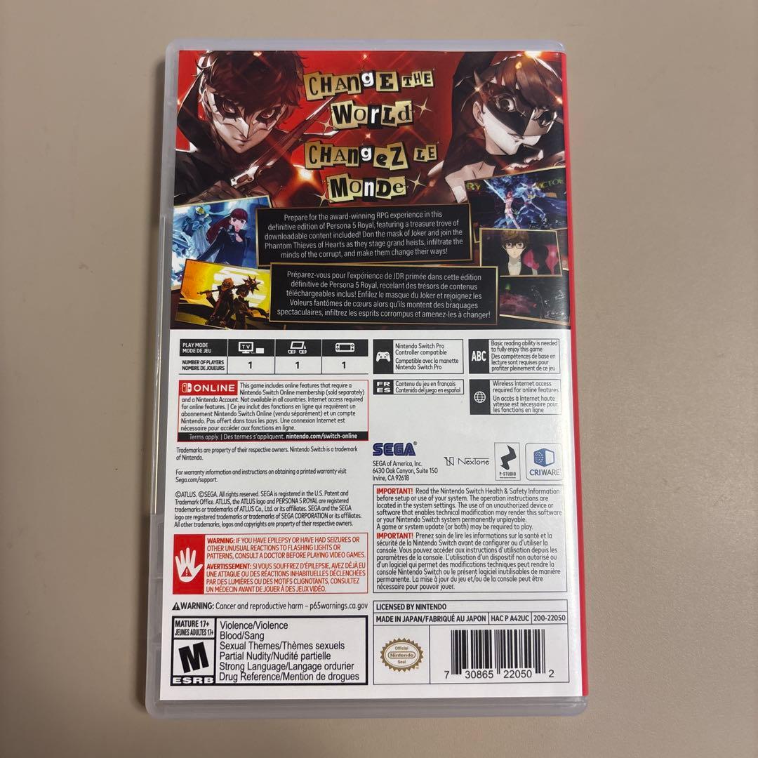 Persona 5  (北米版)
