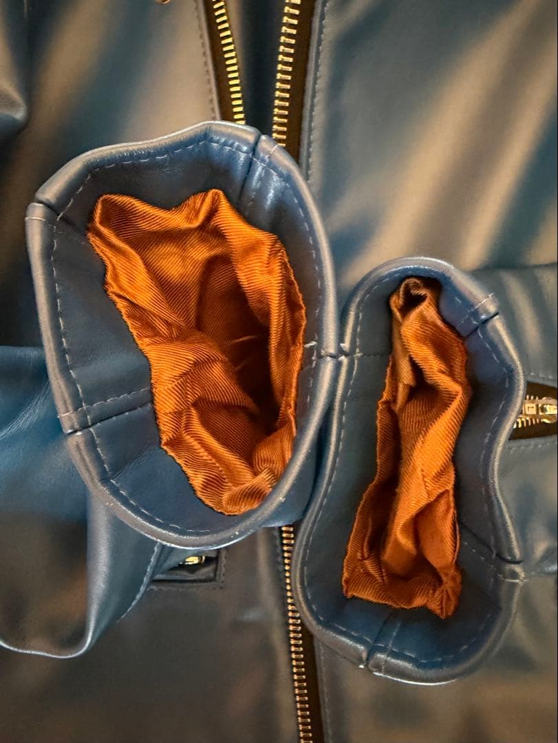 ルイスレザー サイクロン 38 Lewis Leathers 441T ブルー