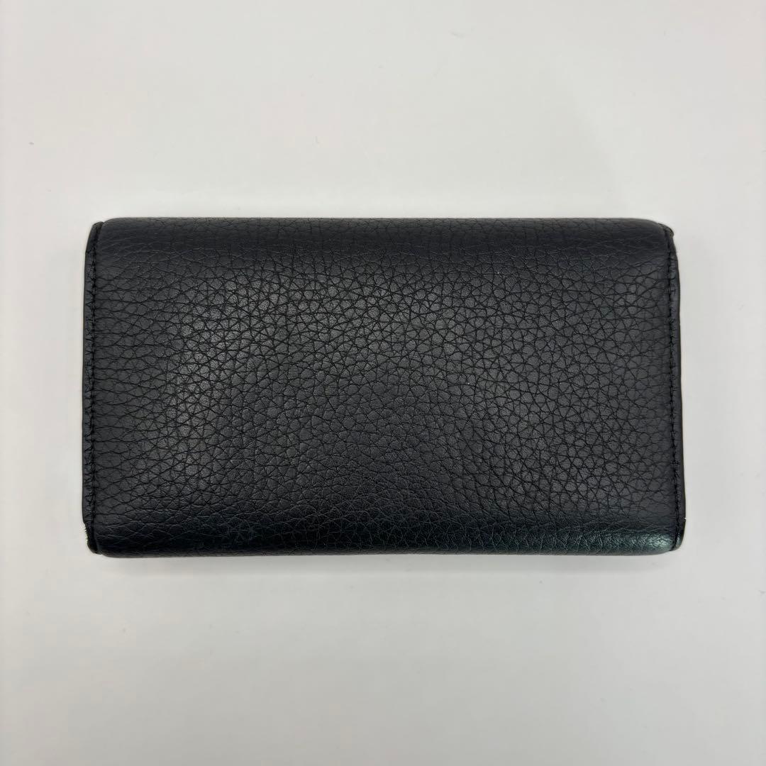付属品あり　LOEWE キーケース　6連　ブラック　アナグラム　レザー　鍵　革