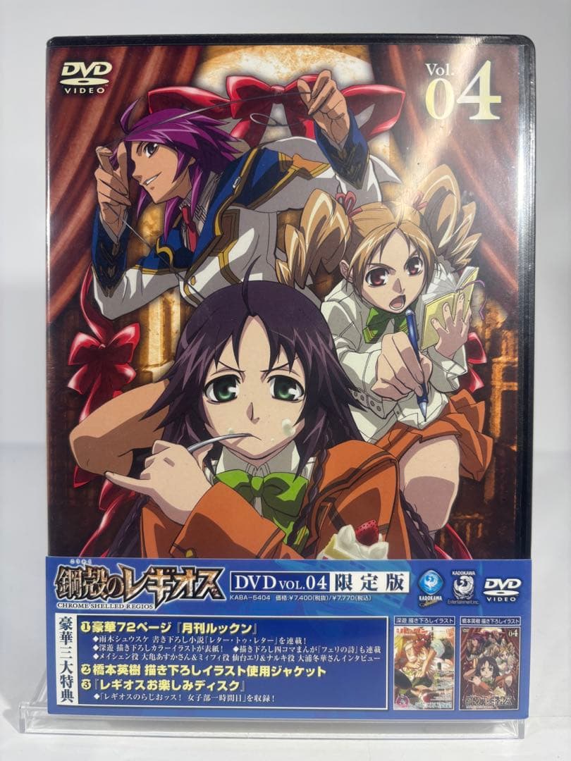 鋼殻のレギオス 限定版　未開封dvd 10巻セット