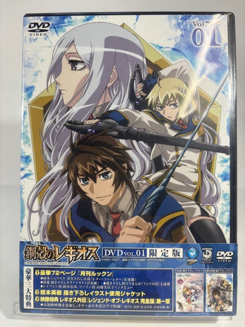 鋼殻のレギオス 限定版　未開封dvd 10巻セット