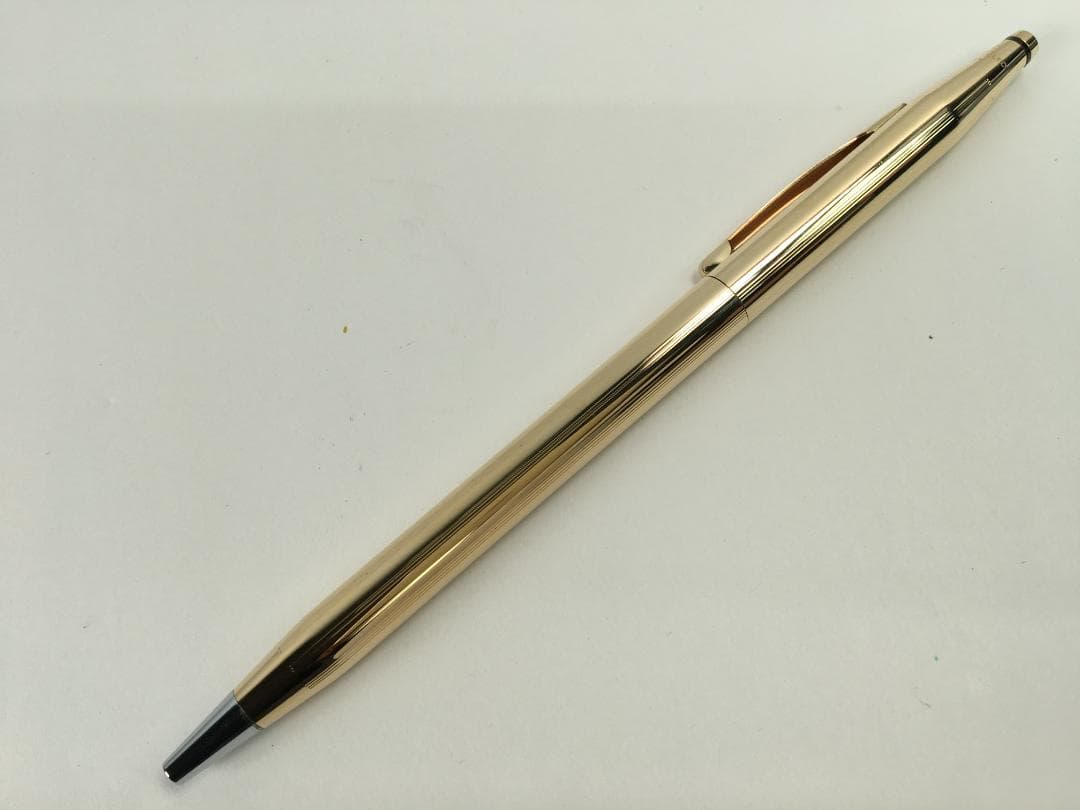 美品　クロスCROSS　クラシックセンチュリー　18K金張ボールペン　旧ロゴ箱付