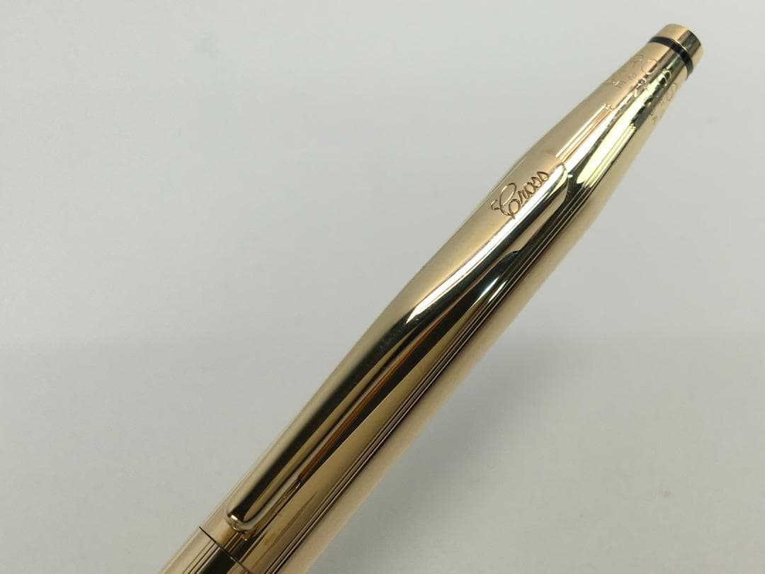 美品　クロスCROSS　クラシックセンチュリー　18K金張ボールペン　旧ロゴ箱付