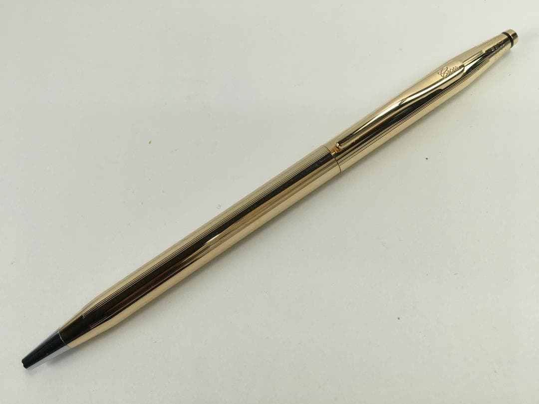 美品　クロスCROSS　クラシックセンチュリー　18K金張ボールペン　旧ロゴ箱付