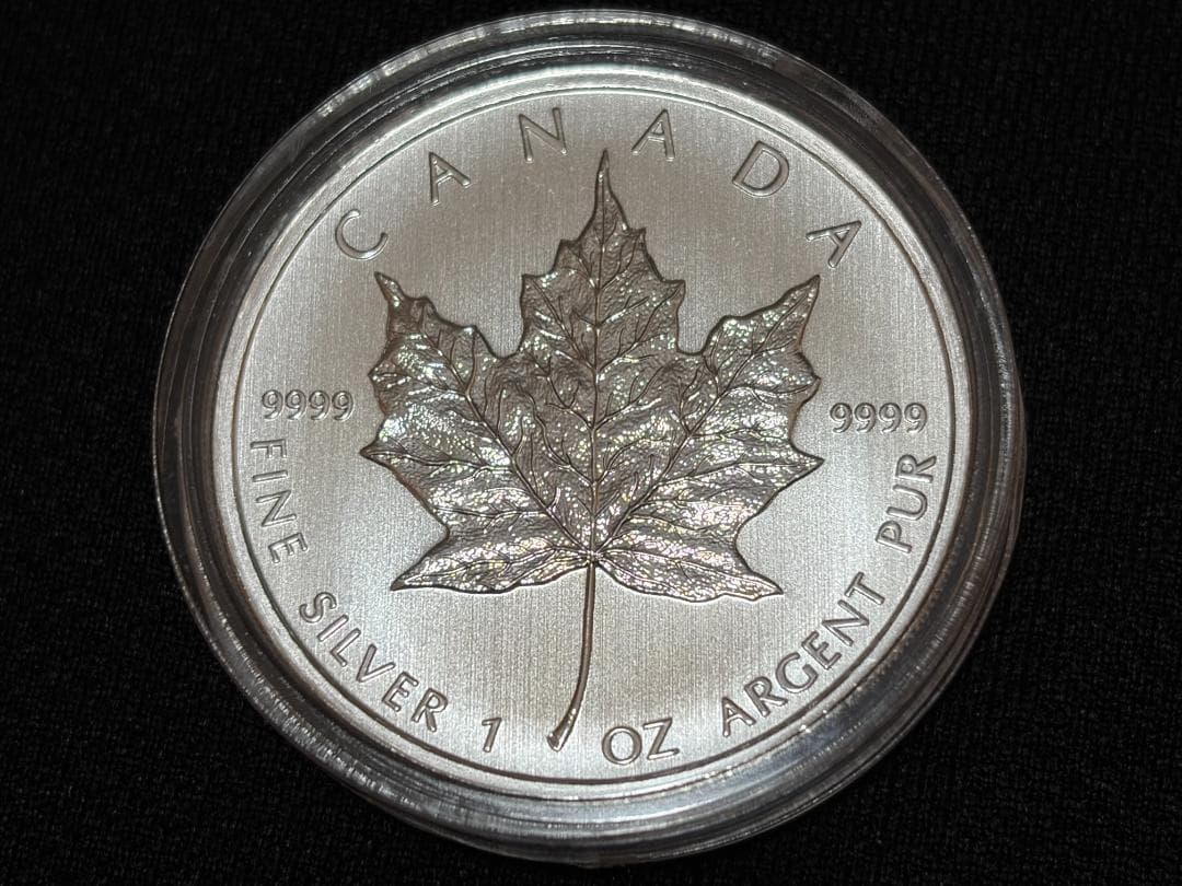 ５枚セット 2011年 メイプルリーフ銀貨 カナダ 5ドル 純銀貨