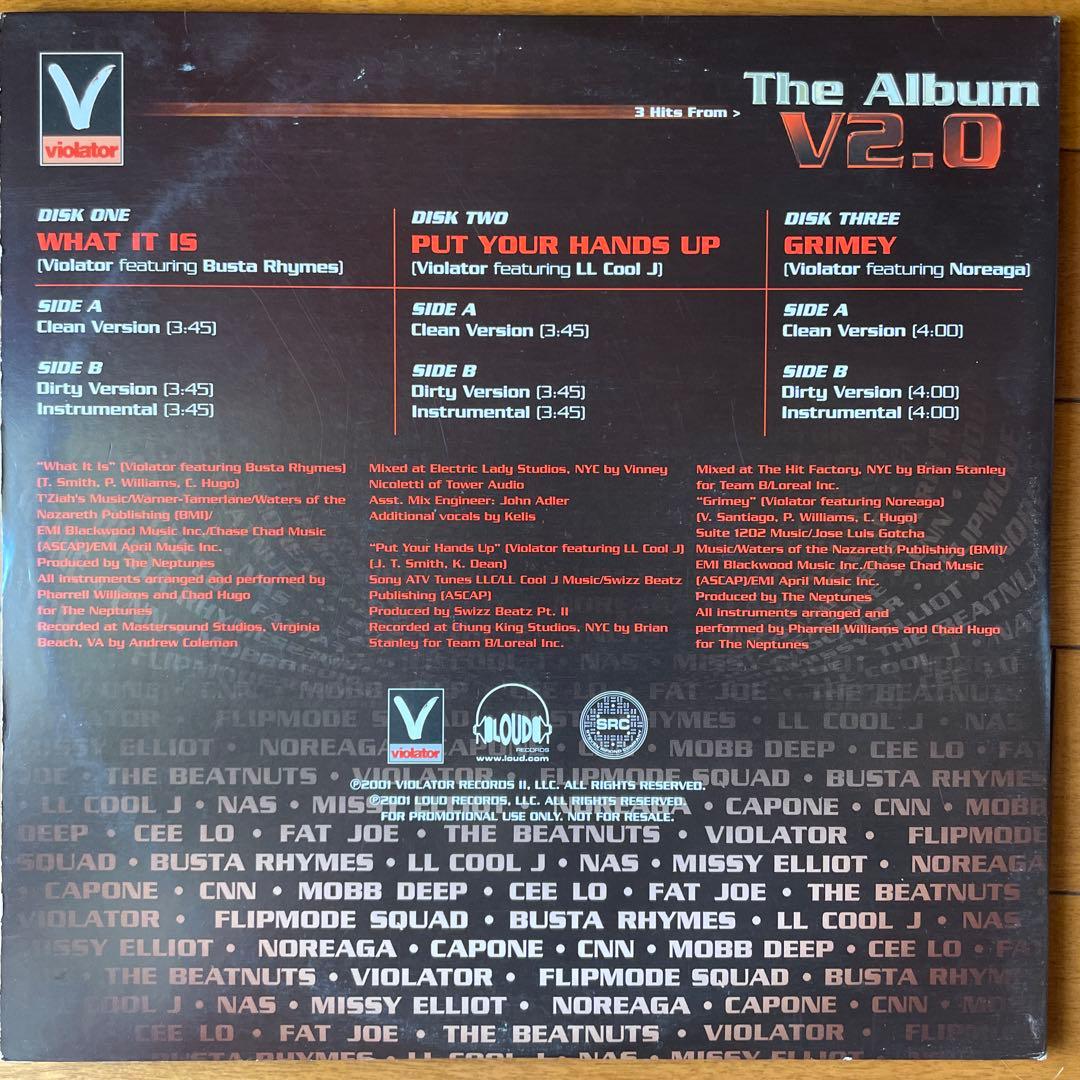 V2.0 12インチレコード LL Cool J Busta Rhymes