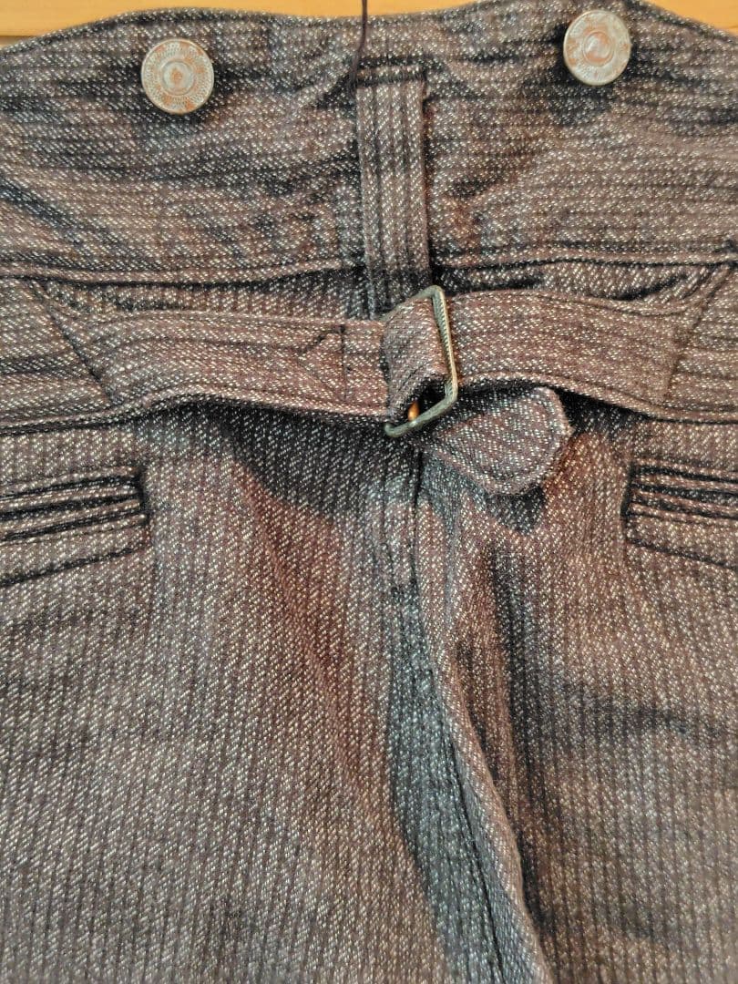 SSShen様 MIDDLE WORK B/S STRIPE PANTS
