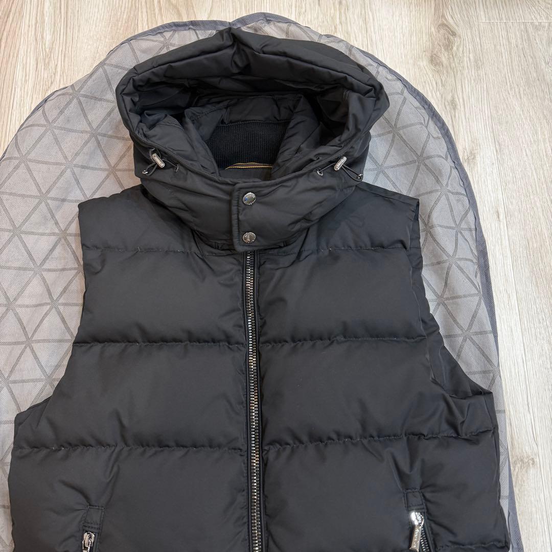 新品未使用◎MOORER FIRE-WK 高級ダウンベスト 46 M BLACK