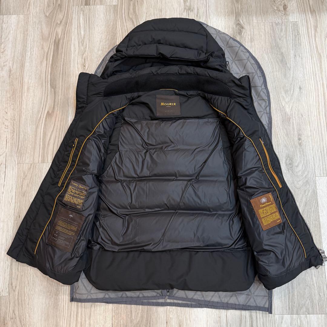 新品未使用◎MOORER FIRE-WK 高級ダウンベスト 46 M BLACK