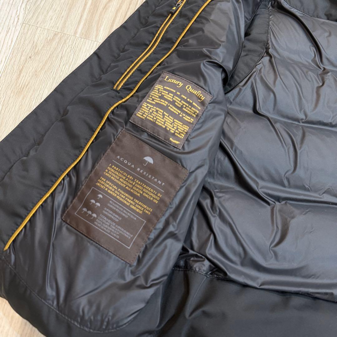 新品未使用◎MOORER FIRE-WK 高級ダウンベスト 46 M BLACK