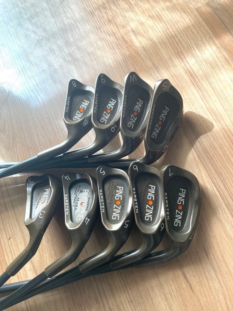 PING EYE２オレンジドット 3-9 ＰＷ.ＳＷ.９本セット ※激レア‼️