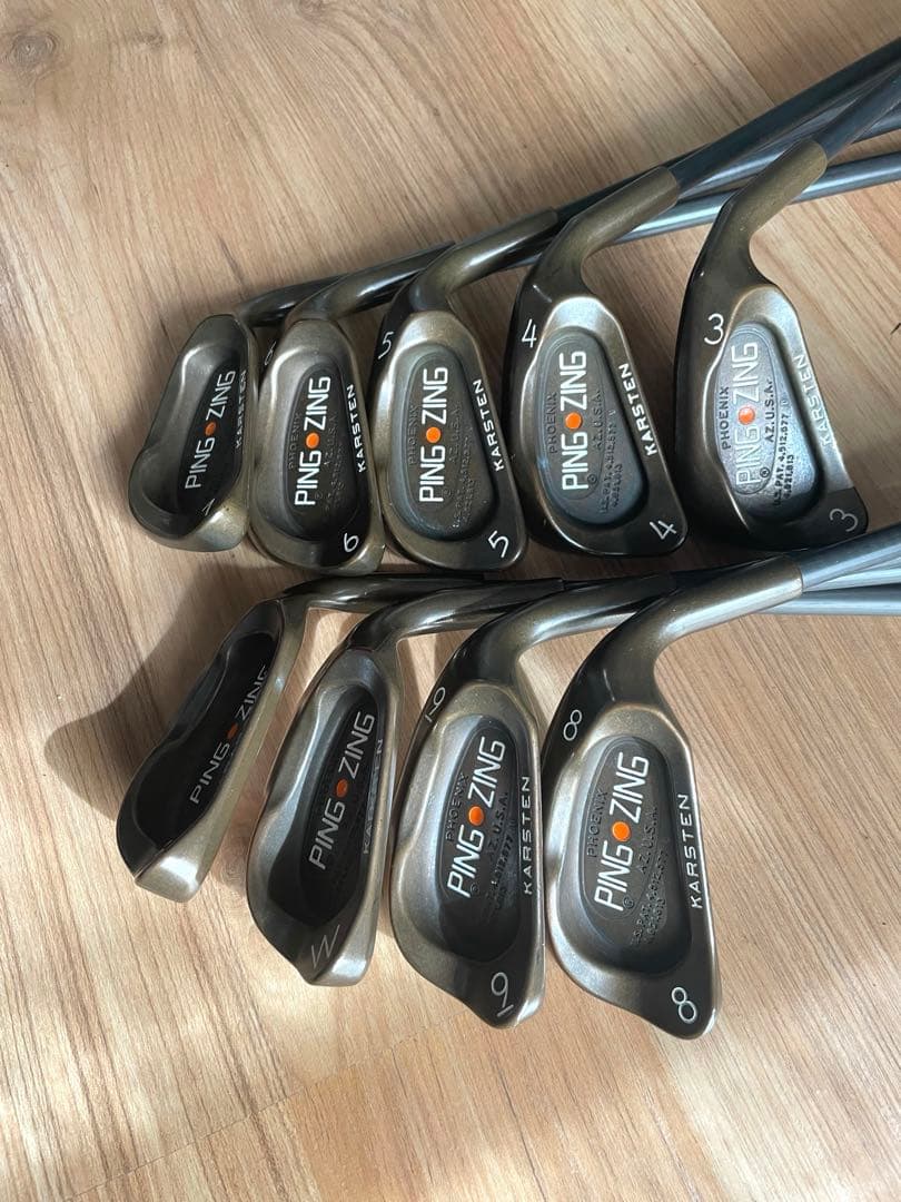 PING EYE２オレンジドット 3-9 ＰＷ.ＳＷ.９本セット ※激レア‼️