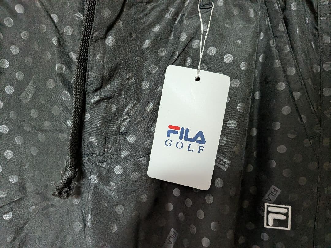フィラゴルフ 中綿パンツ 黒 レディース M ゴルフウェア FILA GOLF